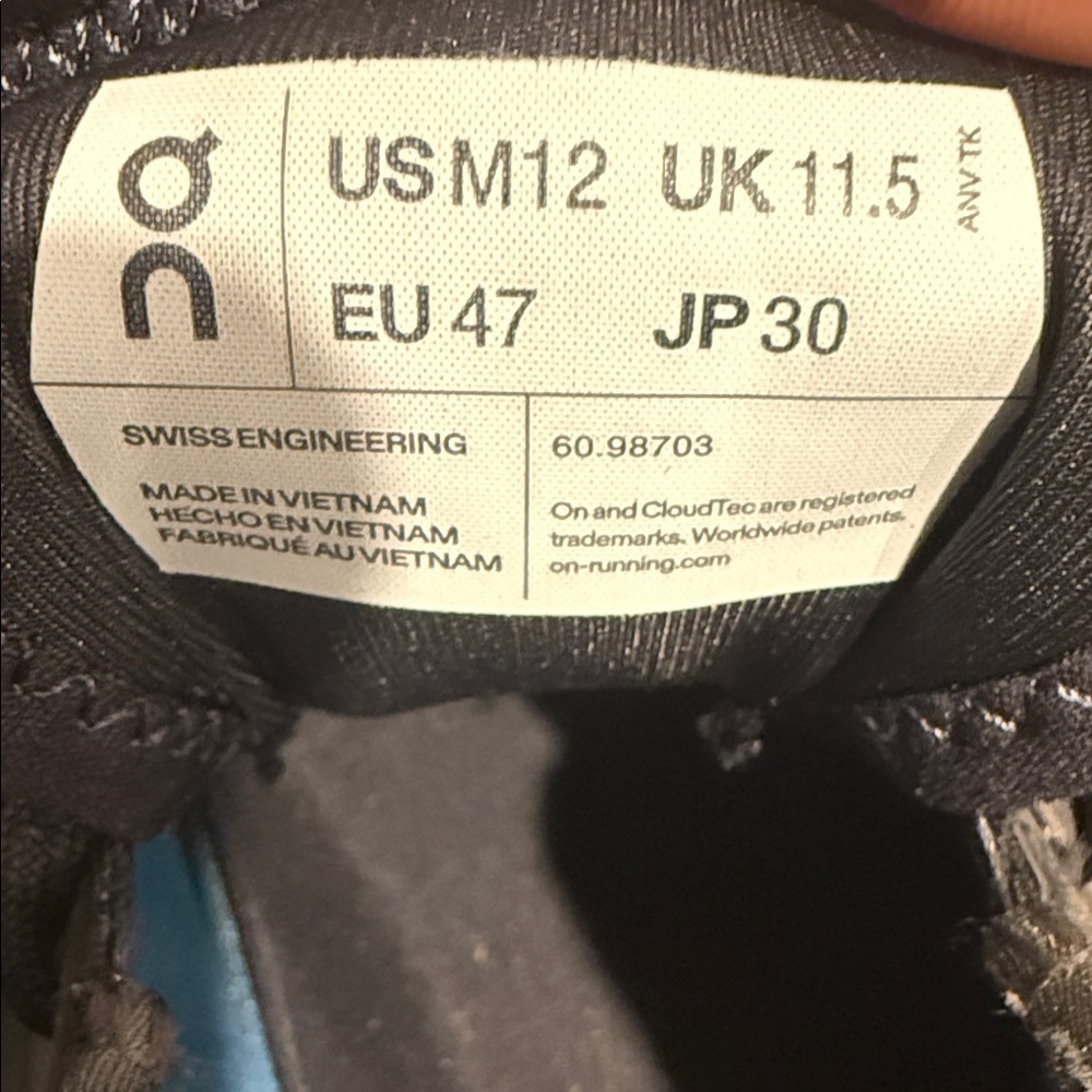 On Running Black and Gray Sneakers - Picture 2 of 10